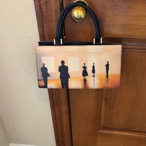 Artistic Print Satchel Bag